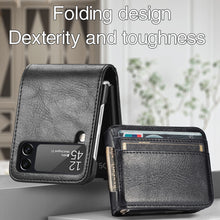 Load image into Gallery viewer, Samsung Galaxy Z Flip Wallet Case | Stylish Protection | Card Slots
