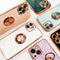 Luxury iPhone Case | Electroplated Ring Holder