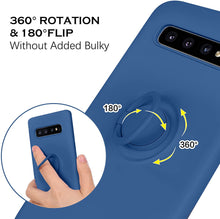 Load image into Gallery viewer, Samsung Galaxy Silicone Ring Holder Case | Durable Stylish Protection
