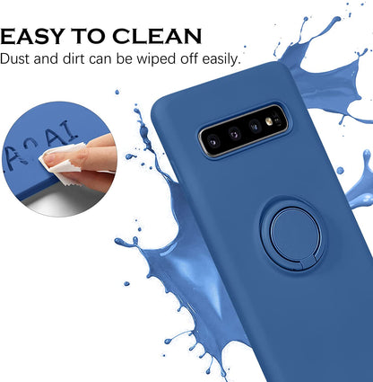 Samsung Galaxy Silicone Ring Holder Case | Durable Stylish Protection