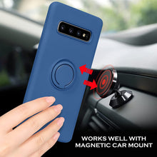 Load image into Gallery viewer, Samsung Galaxy Silicone Ring Holder Case | Durable Stylish Protection
