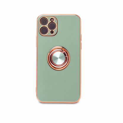 Luxury iPhone Case | Electroplated Ring Holder