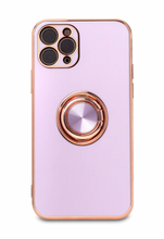 Load image into Gallery viewer, Luxury iPhone Case | Electroplated Ring Holder
