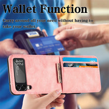 Load image into Gallery viewer, Samsung Galaxy Z Flip Wallet Case | Stylish Protection | Card Slots

