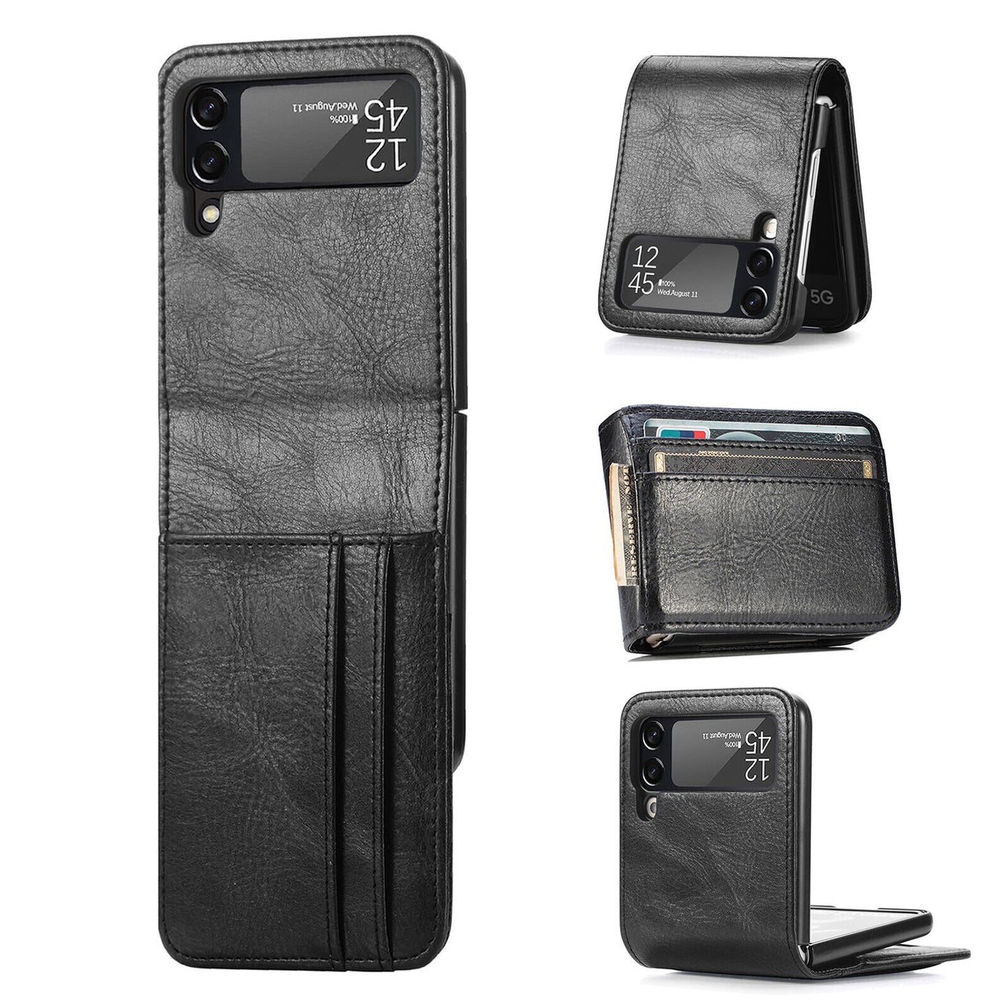 Samsung Galaxy Z Flip Wallet Case | Stylish Protection | Card Slots