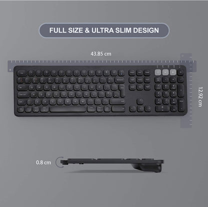 Wireless Bluetooth Keyboard (PC iMac iPad Android Phone Tablet) (6875333853368)