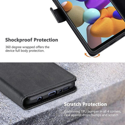 Samsung Leather Case (Flip Wallet Cover) (6874494402744)