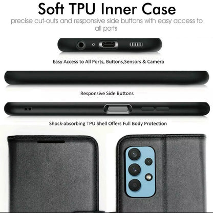 Samsung Leather Case (Flip Wallet Cover) (6874494402744)