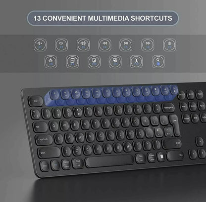Wireless Bluetooth Keyboard (PC iMac iPad Android Phone Tablet) (6875333853368)