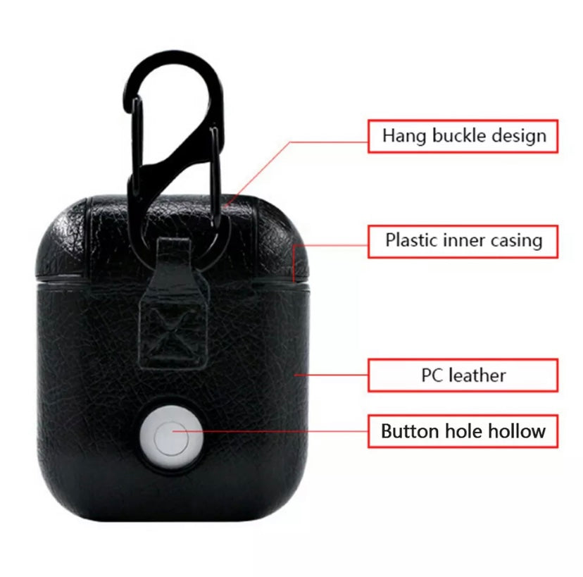 Leather Apple AirPods  Case (1 / 2 / Pro) (6974141137080)