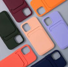 Load image into Gallery viewer, iPhone Card Slot Case | Slim Convenient Secure Wallet
