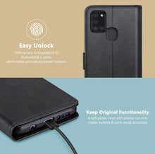Load image into Gallery viewer, Samsung Leather Case (Flip Wallet Cover) (6874494402744)
