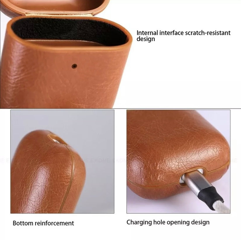 Leather Apple AirPods  Case (1 / 2 / Pro) (6974141137080)