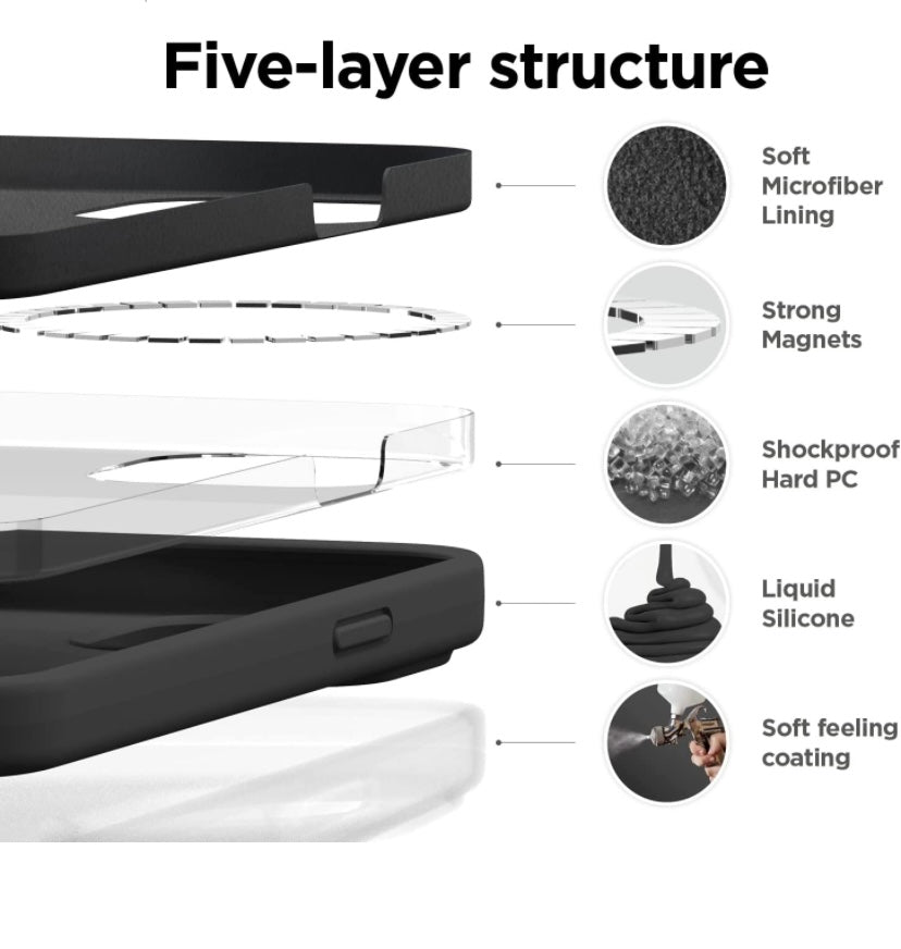 iPhone MagSafe Silicone Case | Soft Stylish Protection