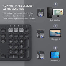Load image into Gallery viewer, Wireless Bluetooth Keyboard (PC iMac iPad Android Phone Tablet) (6875333853368)
