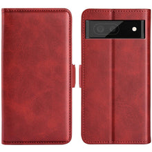 Load image into Gallery viewer, Google Pixel Leather Wallet Case | Stylish Functional Protection
